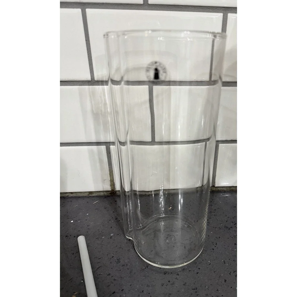 NEW Ikea VARMBLIXT‎ Cocktail Pitcher Stirrer Clear Glass Hand Made
